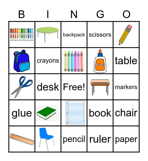 Esl Classroom Objects Bingo Game Teacher Made Twinkl