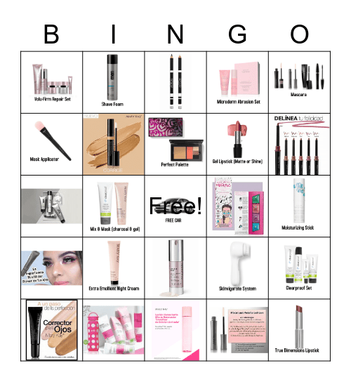 Mary Kay Bingo Card