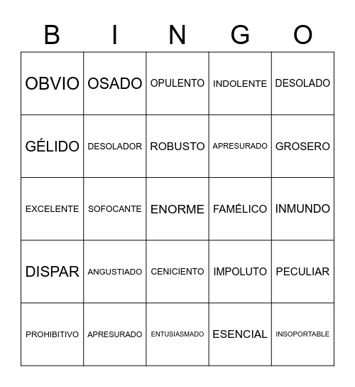 Bingo Dos Adjetivos Descubra O Universo De Apostas Online Slots Da