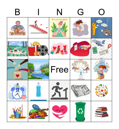 New Year S Resolutions Bingo Bingo Card