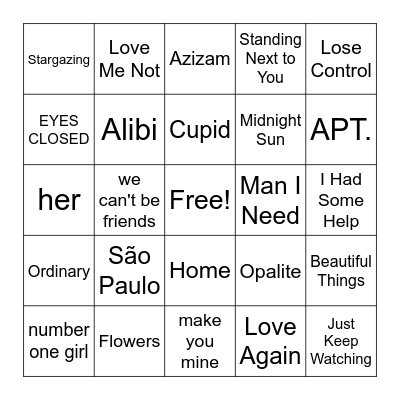 Rounds 3 & 4 | Billboard Top 100 2026 Bingo Card