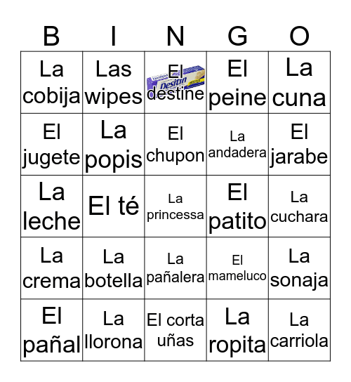 Es una princesa! Bingo Card