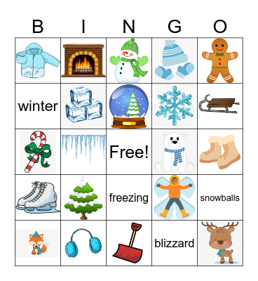 Winter Bingo Card
