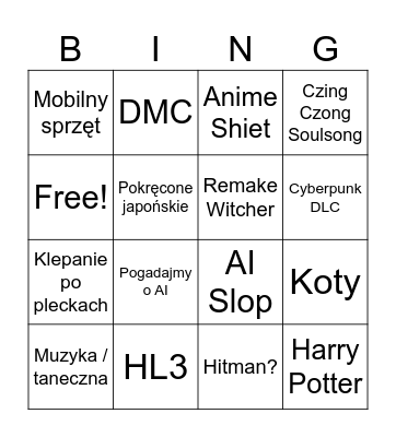 Ehhh Bingo Card