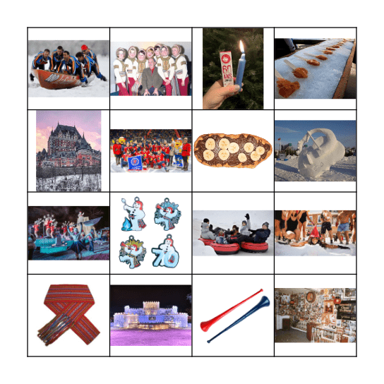 Bingo du Carnaval Bingo Card