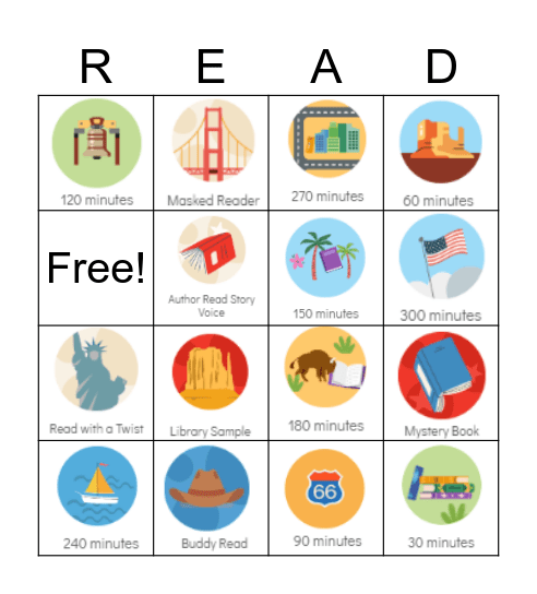 Read Across America 2026 Bingo Card