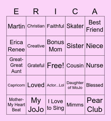 Cheers to Fifty-Three Years Bingo Card