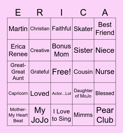 Cheers to Fifty-Three Years Bingo Card