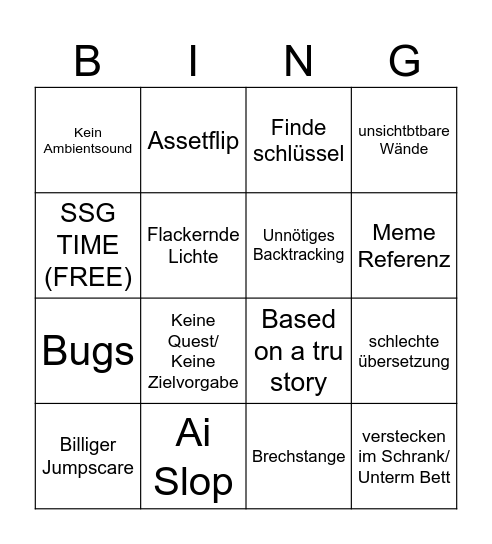 ScaryScuffedBingo Card
