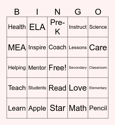 AEM BINGO Card