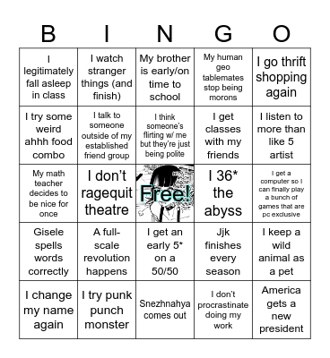 2026 BINGO Card