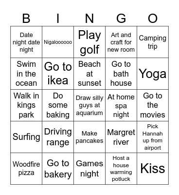 Hanzo and Maxi bingo Card