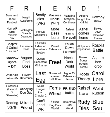 CHAPTER 5 BINGO!!! Bingo Card