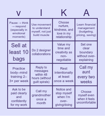 BINGO 2026! (: Bingo Card