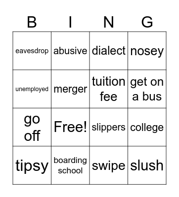 Axians B1 Bingo Card
