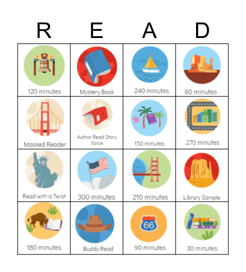Read Across America Bingo Card
