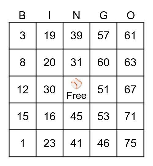 Support Sports 🏀 for Kids Bingo Card