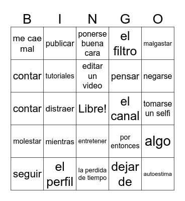 Reporteros 3 3.1 Bingo Card