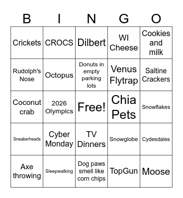 Brain Bites Bingo Card