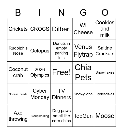 Brain Bites Bingo Card