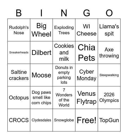 Brain Bites Bingo Card