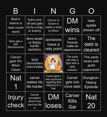 The Devil's Due S2 E1 | Duality of Power Bingo Card