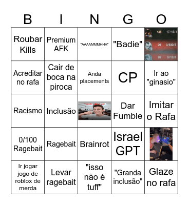 Diogo Gigante Bingo Card