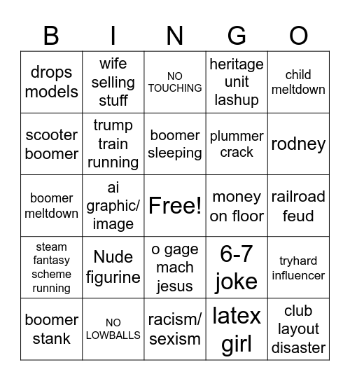 Big E 2026 Bingo Card