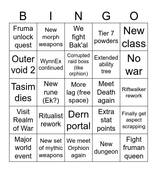 fruma tomorrow??? Bingo Card