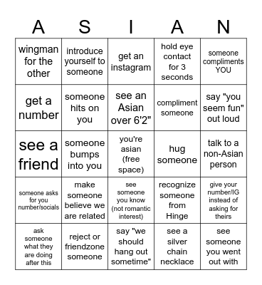 Michelle and Will's Grocery Store Bingo! Bingo Card