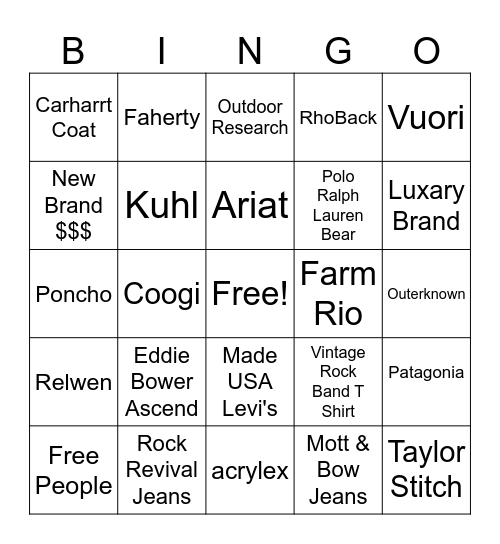 UntitleReseller Bingo!d Bingo Card
