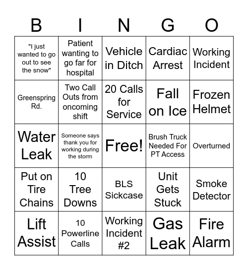 Day After Tomorrow Station 4 Edition Bingo Card