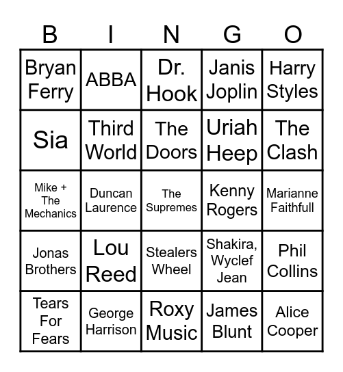 📣 Bingo 1️⃣1️⃣1️⃣ 📣 Bingo Card