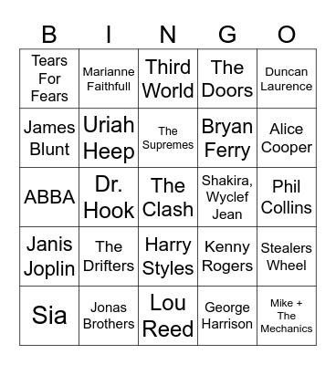 📣 Bingo 1️⃣1️⃣1️⃣ 📣 Bingo Card