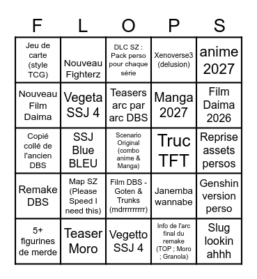 Genkidamatsuri Bingo Card