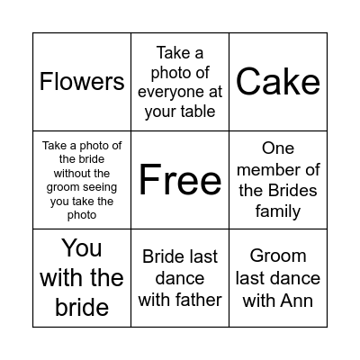 The Bounty Hunt Bingo Card