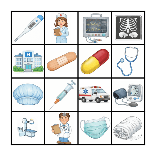 Paddington Bingo Card