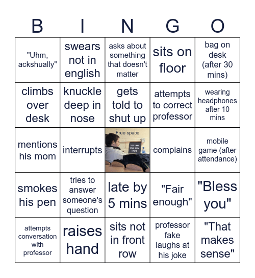 Emile Bingo 3 Bingo Card