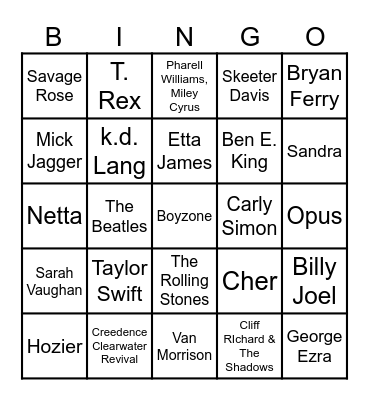 🫟 Bingo 114 🫟 Bingo Card