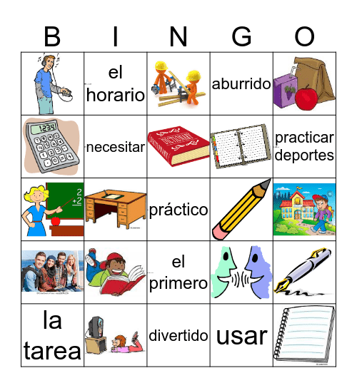 CAPITULO 2A Bingo Card