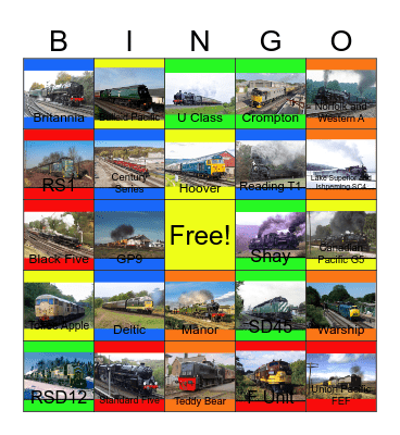 Cab Rides that I would like to record after John will say "I'm not happy Clifford not happy" one day Bingo Card