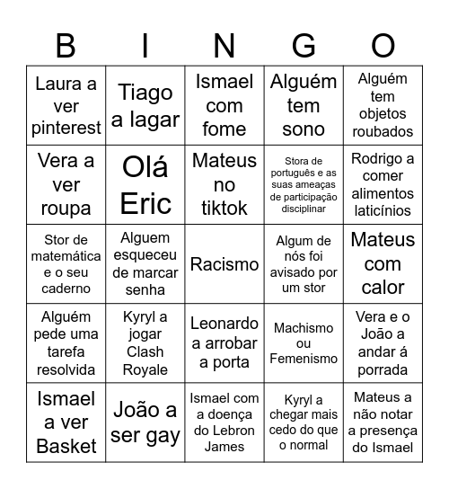 Malta Bingo Card