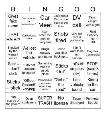 OPL Bingo Sat Night Bingo Card
