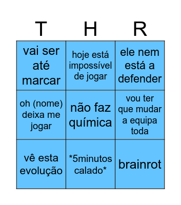 Thribe Bingo Card