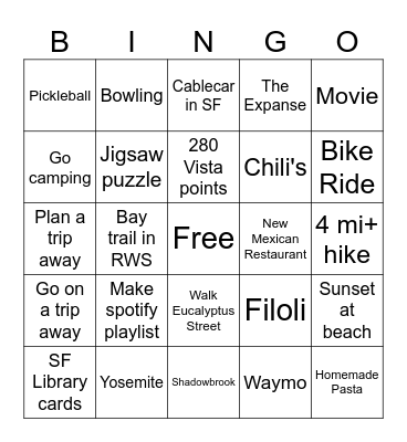 25 for our 25th Bingo Card