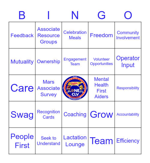 People First Bingo Card
