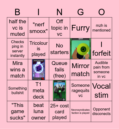 Titled Bingo 2 Bingo Card