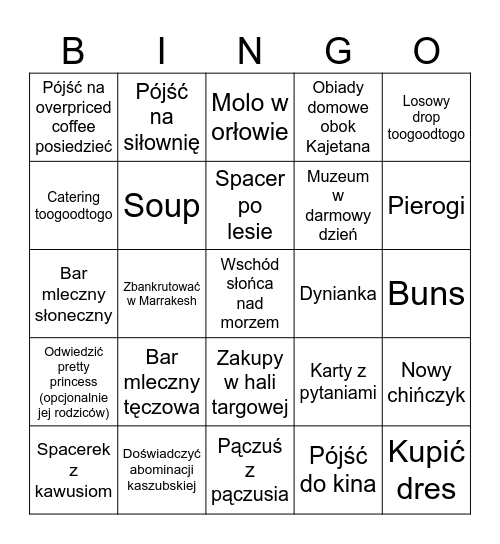 Boat city bingo Card