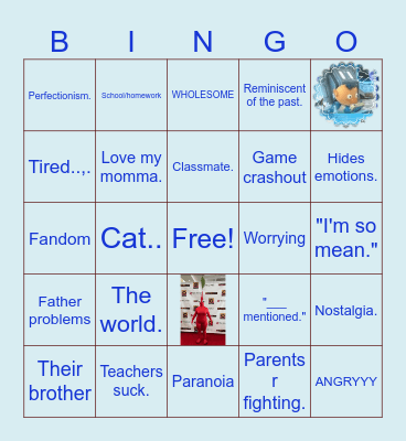 vent/rants Bingo Card