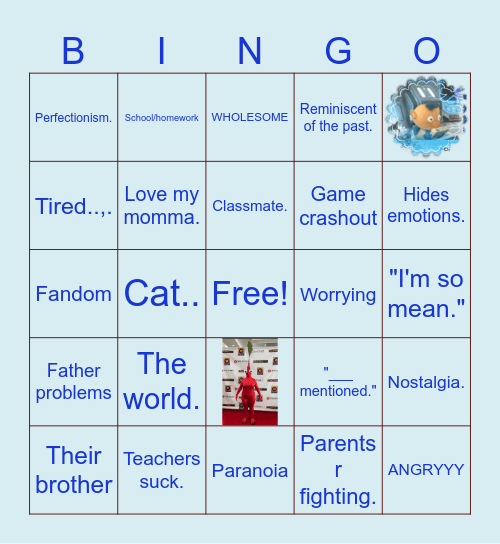 vent/rants Bingo Card